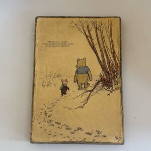 Winnie the Pooh and Piglet wall art by “An Englishman in LA”